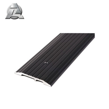 Decorative aluminum floor or door threshold